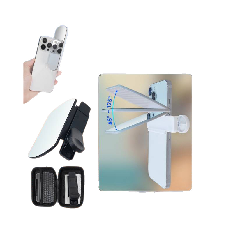 New sky border mobile phone camera reflection mirror adjustable angle mobile phone camera clip travel selfie universal