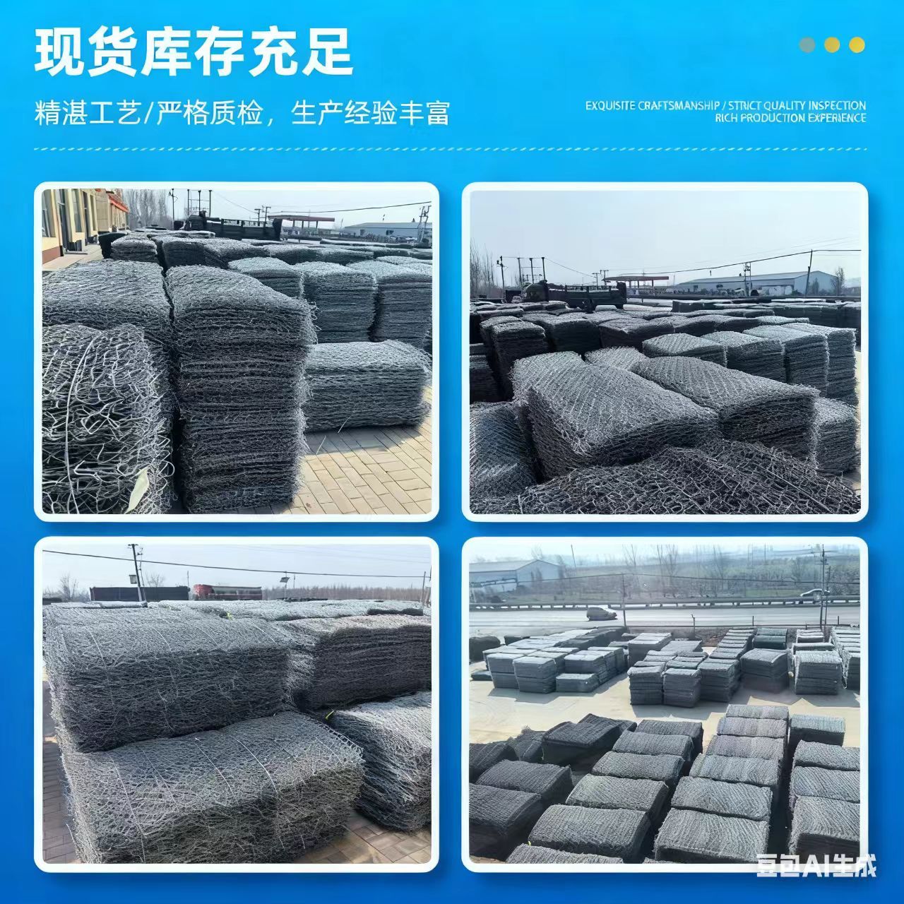 Galvanized Stone Cage Net, Lead Wire Cage, Solid Embankment Cage, River Slope Protection Galvanized Wire Mesh, Flood Prevention Gabion Stone Cage Net
