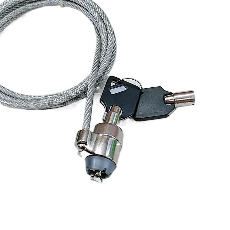 Laptop lock F & K new second generation odorless thick steel wire rope 1.8 m notebook key lock anti-theft lock
