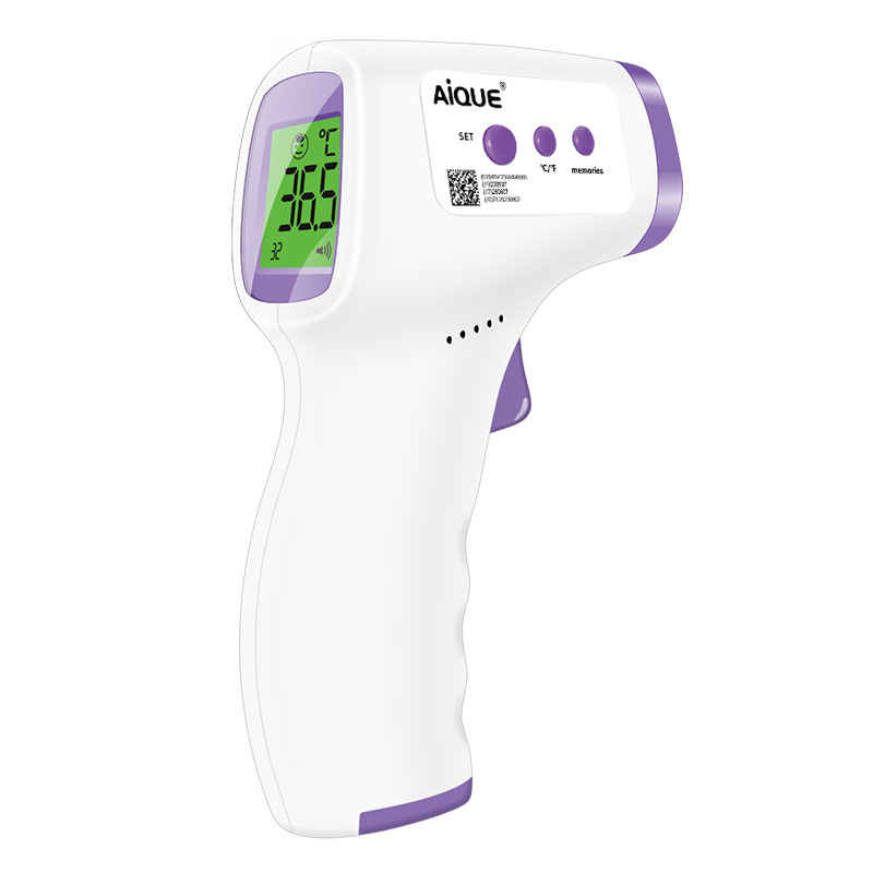 Aidu handheld infrared non-contact rapid temperature measuring body temperature gun foreign trade voice broadcast charging forehead temperature gun