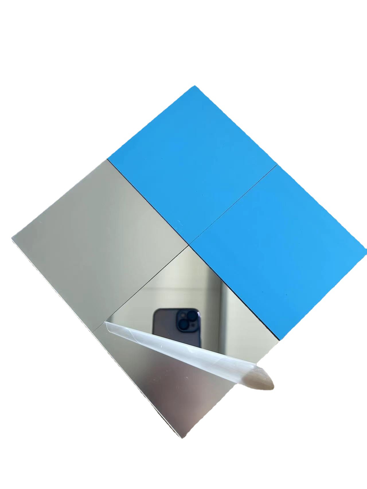 Plastic lens factory luggage lens toy gift lens acrylic mirror square rounded ps lens