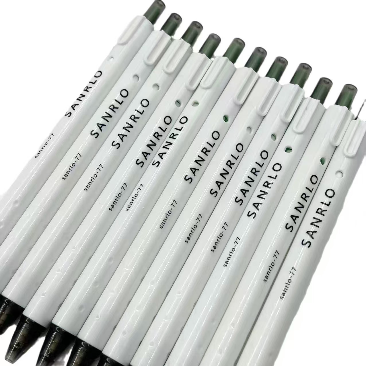 Jasmine White Tea Hook-Free High-Value Ins Press Pen Simple Quick-Drying Easy to Write Black 0.5 Brush Question Gel Pen