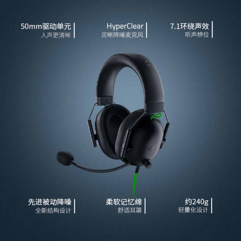 Cross-Border Suitable for Blackshark V2X Cyclone Black Shark V2X Gaming Headset Headset