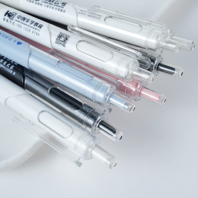 Advertising pen custom logo wholesale press gel pen black ink pen custom printed word promotional gift sign pen