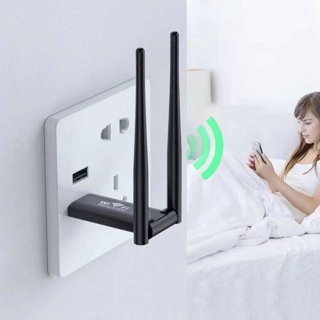 Usb Signal WiFi Amplifier Wireless Extender Relay Network Router Home Wall King Reception