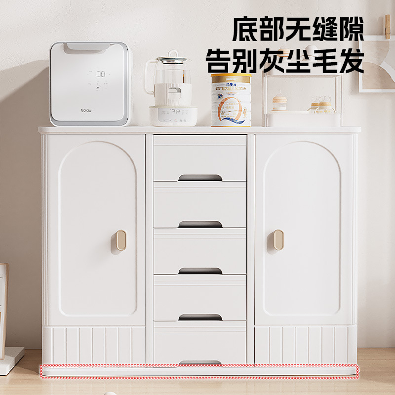 Feeding Table Baby Storage Cabinet Baby Supplies Storage Rack Children's Wardrobe Toy Classification Storage Cabinet Bucket Cabinet