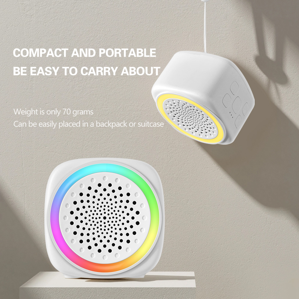 26 Colorful Lights Music Children's White Noise Sleep Meter with Nightlight White Noise Machine Infant Sleep Meter