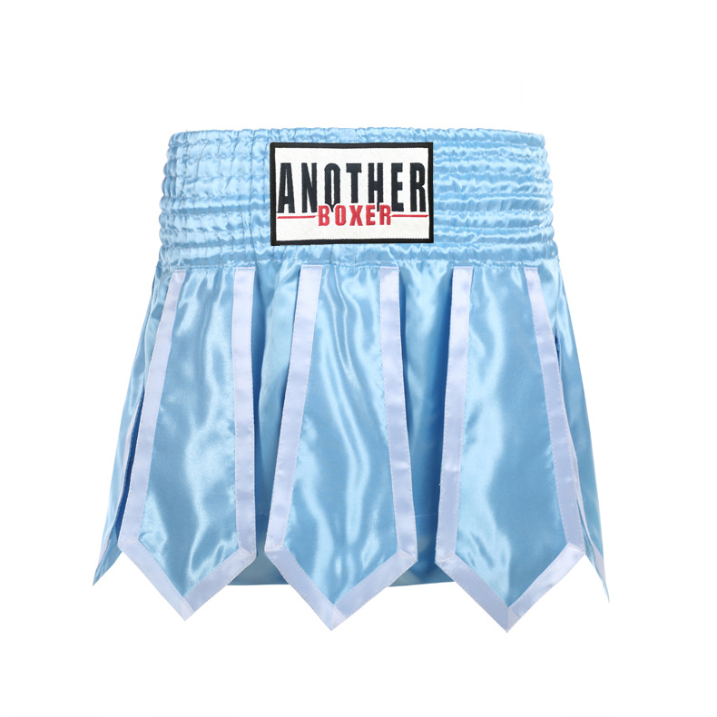 New Boxing Pants with Ribbons, Muay Thai Shorts, Competition Training Kickboxing Sanda Pants, Mixed Martial Arts Fighting Pants