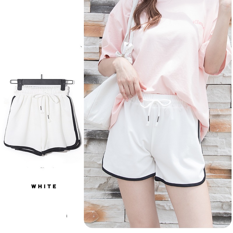 Sports Shorts for Women in Summer, Loose, Running and Fitness Outerwear, High-Waisted, Wide-Legged, Slimming Look, Large Size, Casual Home Sleeping Pants