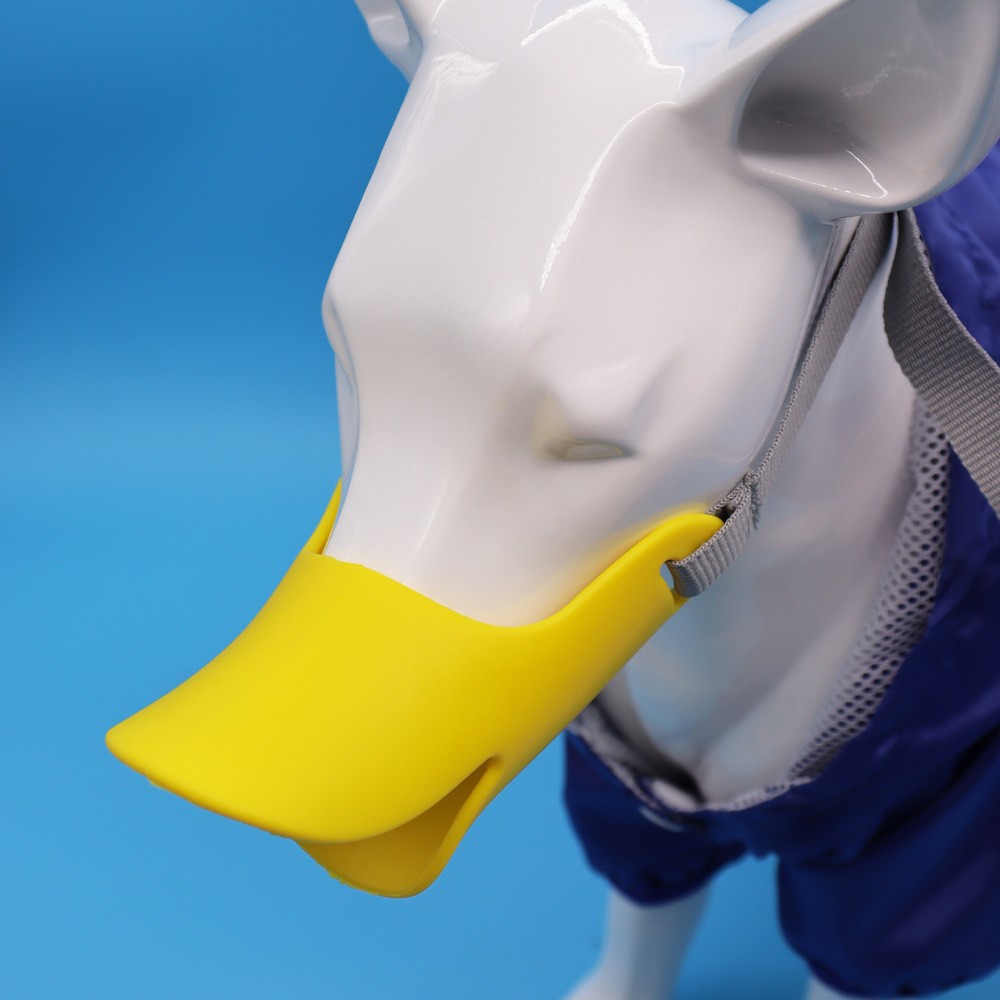 Dog Mouth Set Pet Duck Mouth Set Silicone Dog Mouth Set Anti-bite Anti-barking Anti-indiscriminate eating Dog Walking Mask Dog Mouth Cover