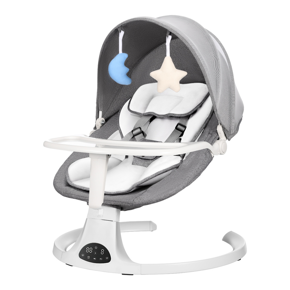 Baby Sleeping Artifact to Coax Baby Rocking Chair, Children's Rocking Bed, Baby Coaxing Newborn Baby to Sleep, Electric Cradle, Multi-Function