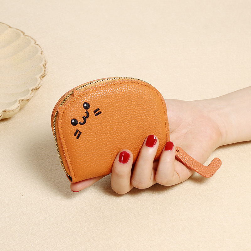 Cross-border 2024 New Cat Card Bag Women's Small and Popular Internet Cute Multi-card Card Bag Advanced Cartoon Coin Purse