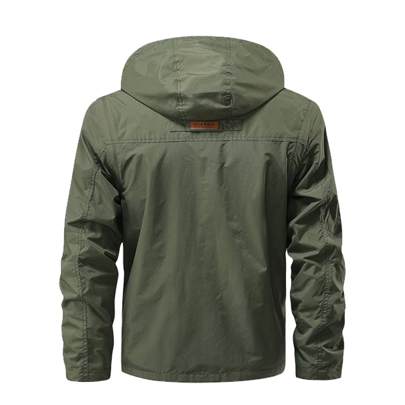 Men's New Arrival Spring and Autumn Outdoor Windproof Jacket Loose Large Size Casual Multi-Pocket Work Jacket