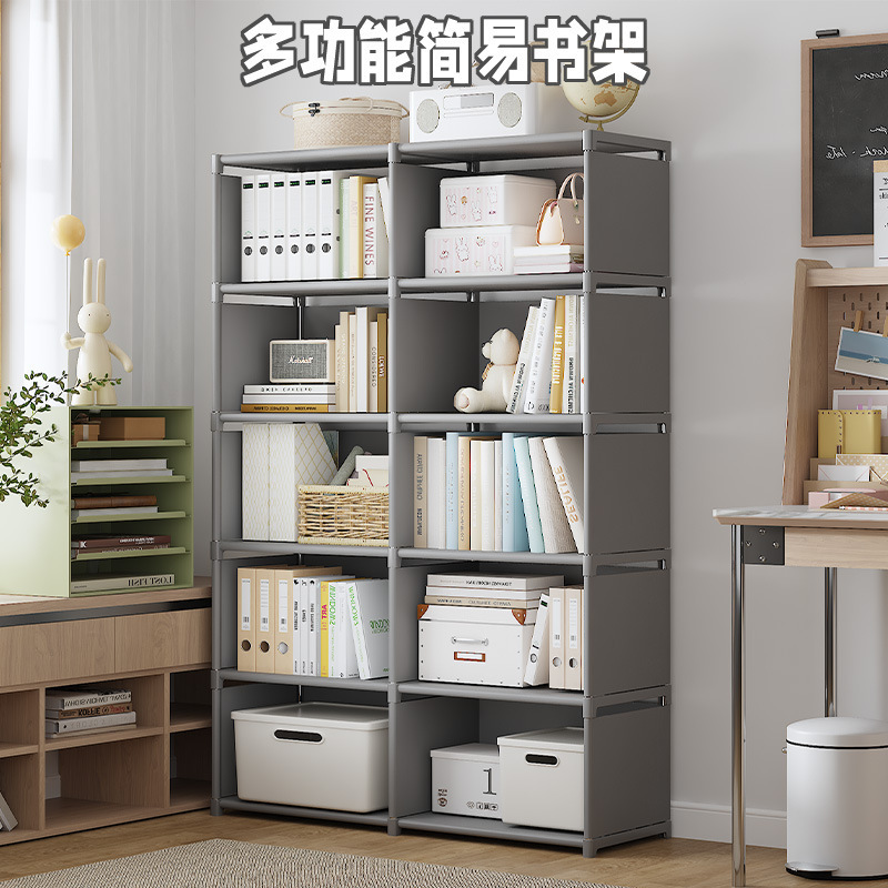 Xin Temu Cross-Border Popular Dust-Proof Wardrobe Storage Cabinet Organizer Multi-Layer Bedroom Clothes Rack Toy Storage Cabinet