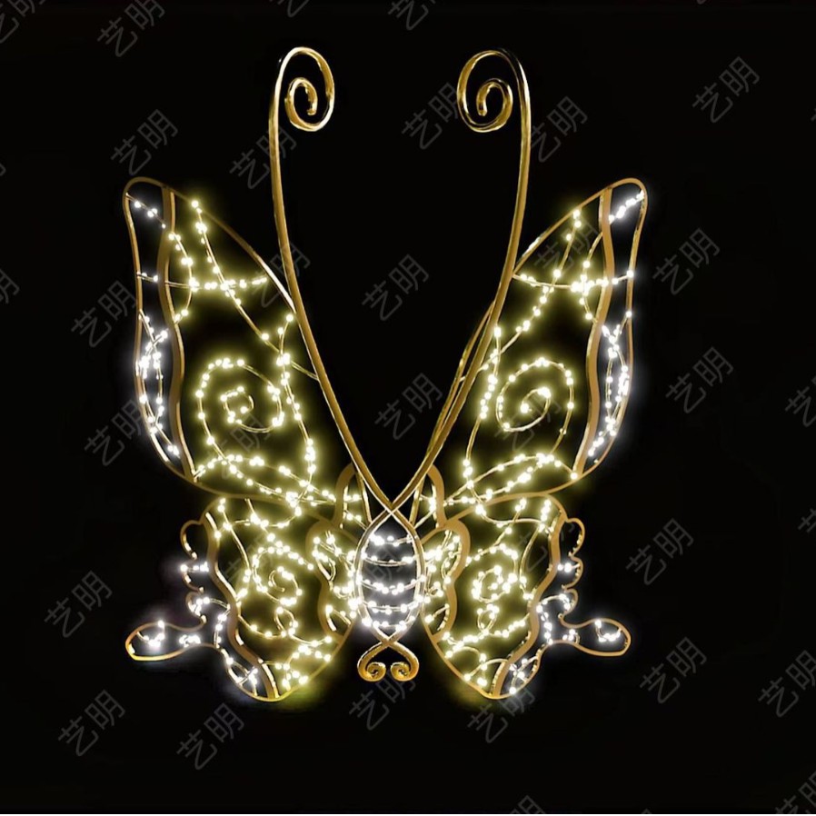 Customized Products Outdoor Decoration Brightening Festival Atmosphere Park Decoration Flower Lamp Led Rainproof Lantern Acrylic