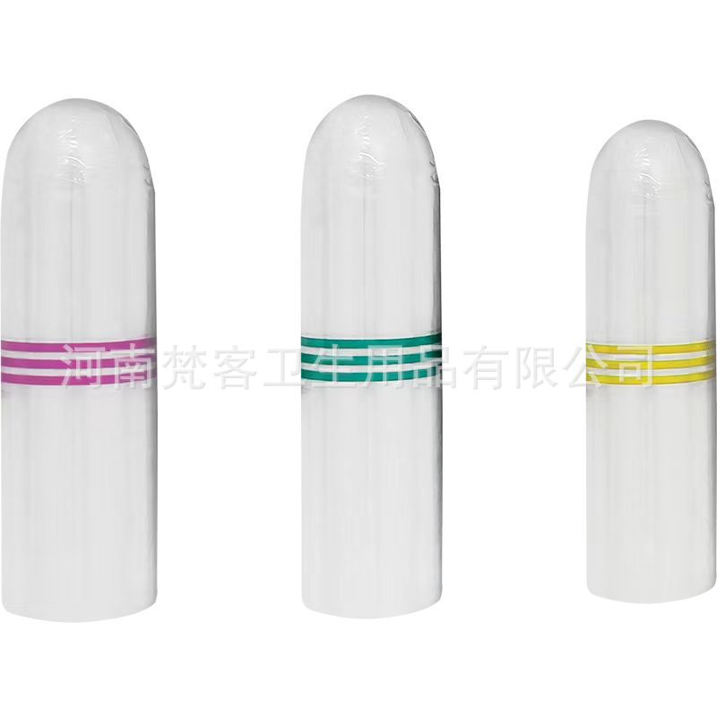 Organic cotton finger-in tampons for menstrual use organic cotton