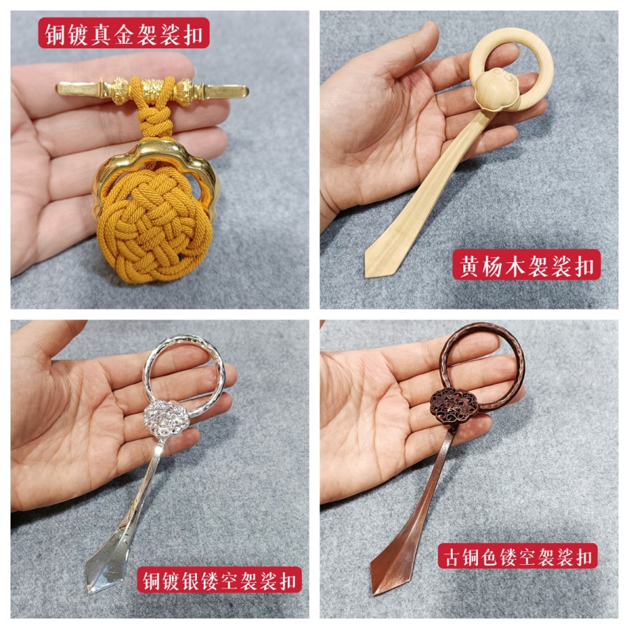 Zuyi cassock buckle clothing hook wishful hook and loop monk supplies clothing hook man clothing hook five or seven pairs of heavy nine clothing