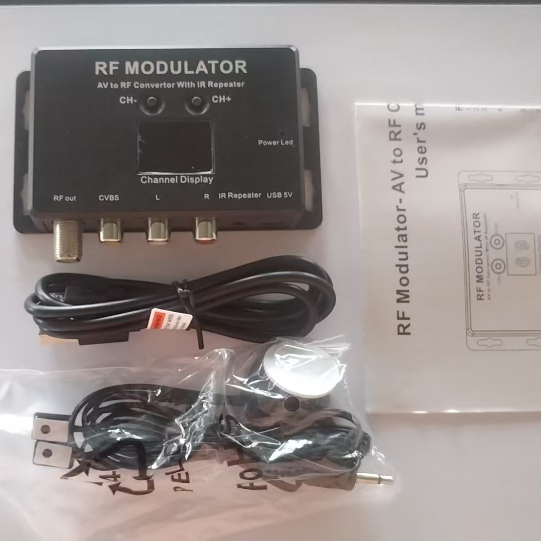 Infrared Repeater Modulator Rf Modulator with Ir Repeater Av to Rf M60Ir