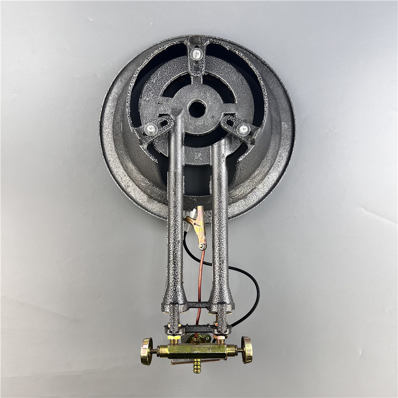 Cast Iron Commercial Electronic Ignition 24-Head Energy-Saving Medium-Pressure High-Power Gas Stir-Fry Stove for Hotels