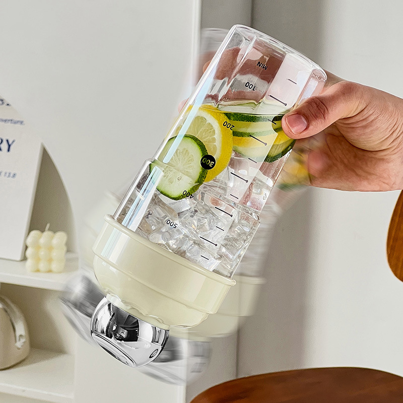 Summer Homemade Drink Shaker Cup Bar Mixing Cup Shake Cup Hand-Made Lemon Tea Making Tool