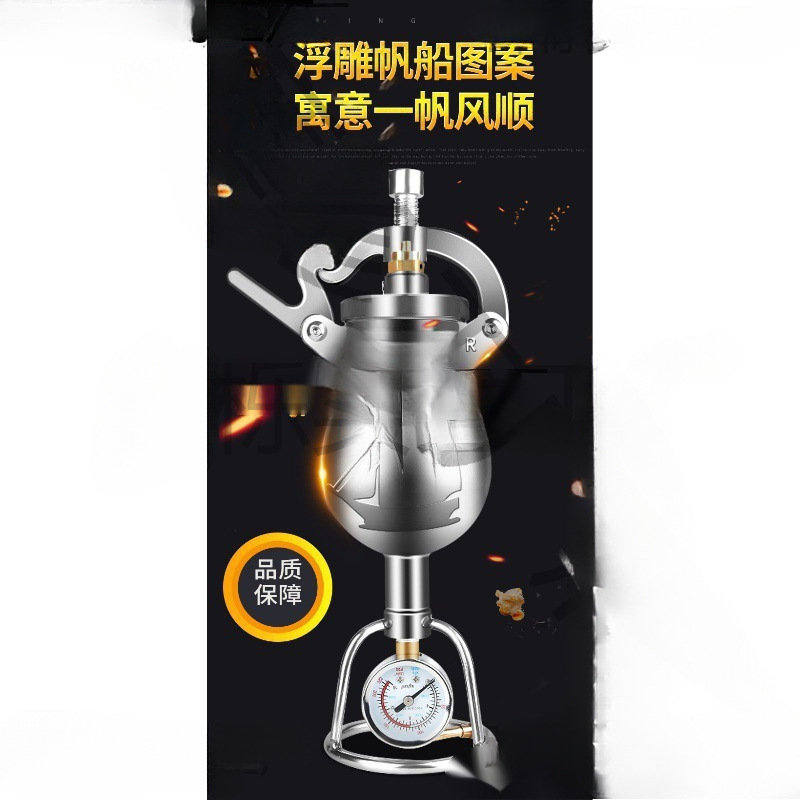 Old-fashioned traditional popcorn machine household small mini machine net red food amplifier hand-cranked beacon