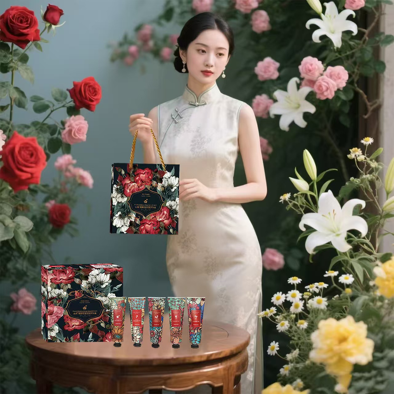 Fragrance Hand Cream Set Gift Hydrating and Moisturizing Fragrance for Men and Women Long-Lasting Skin Rejuvenation Anti-Rough Dry Cracking Wholesale