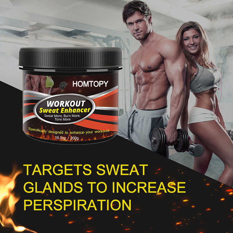 Homtopy Cross-Border Bottled Men's Abdominal Muscle Cream Fitness Shaping Strengthening Abdominal Muscle Cream Ointment