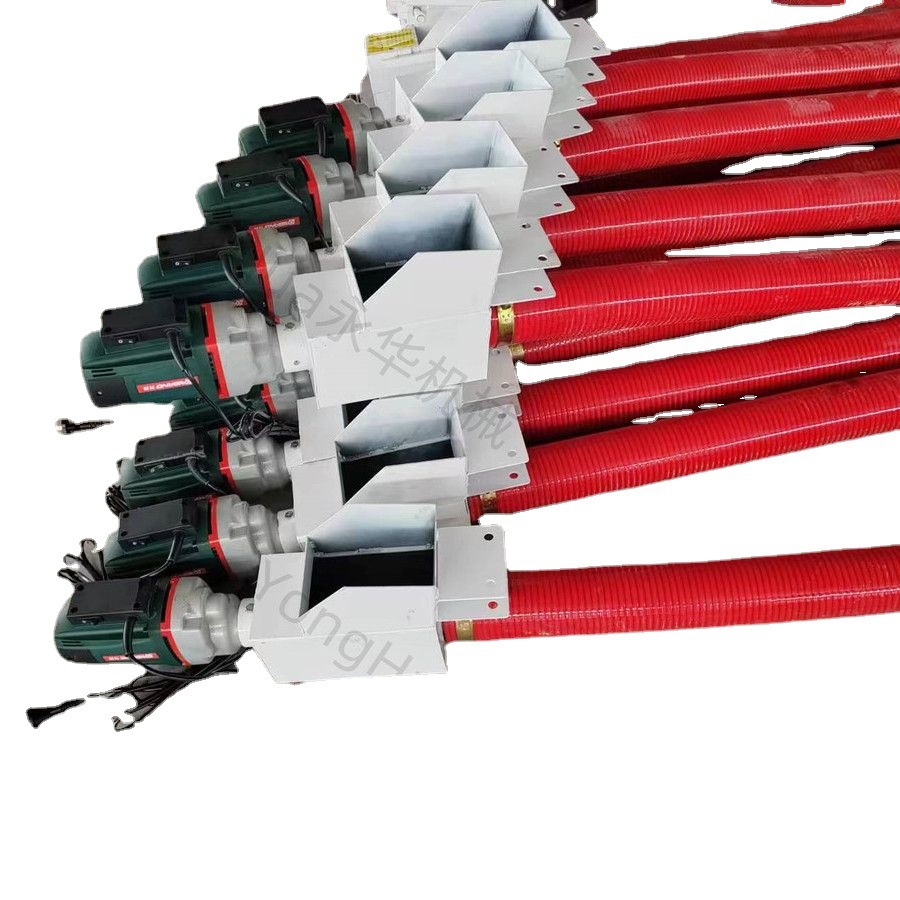 Household portable grain suction machine small vehicle-mounted large suction grain suction machine grain suction machine new hose winch feeder