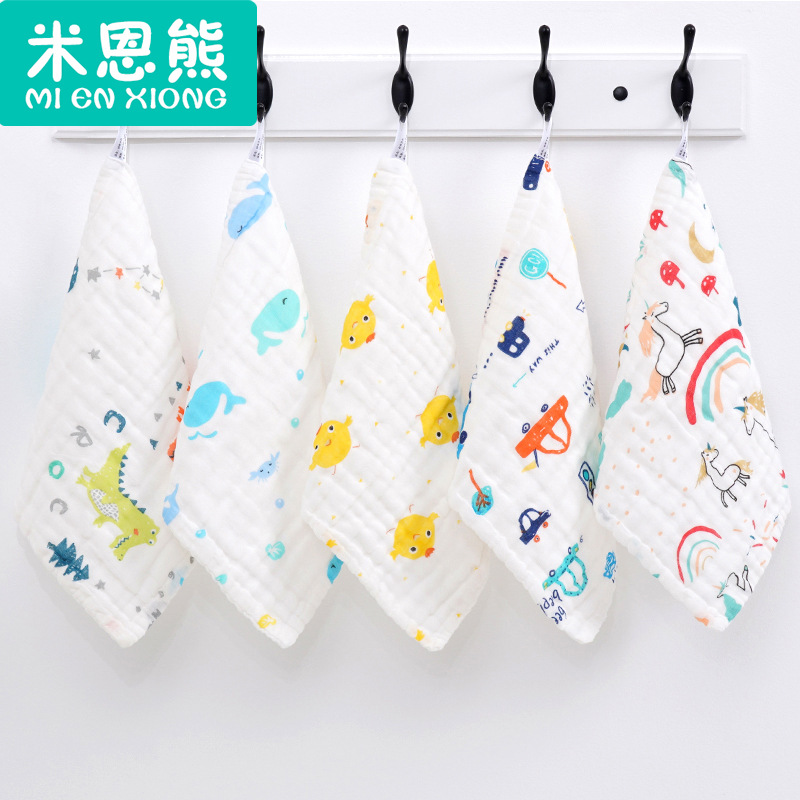 Шестислойное высокоплотное марлевое полотенце для новорожденных, оптовая продажа