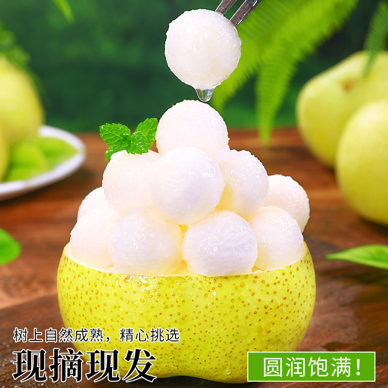 Hot-Selling Anhui Dangshan Crispy Pears 5kg Pears Fresh Fruit Seasonal Whole Box Free Shipping Specialty Fragrant Crispy Pears