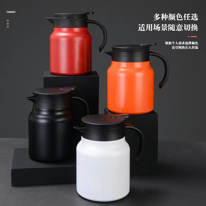 Чайник для заваривания с отделением для чая, портативный термопот из нержавеющей стали 316, стильный чайник для дома