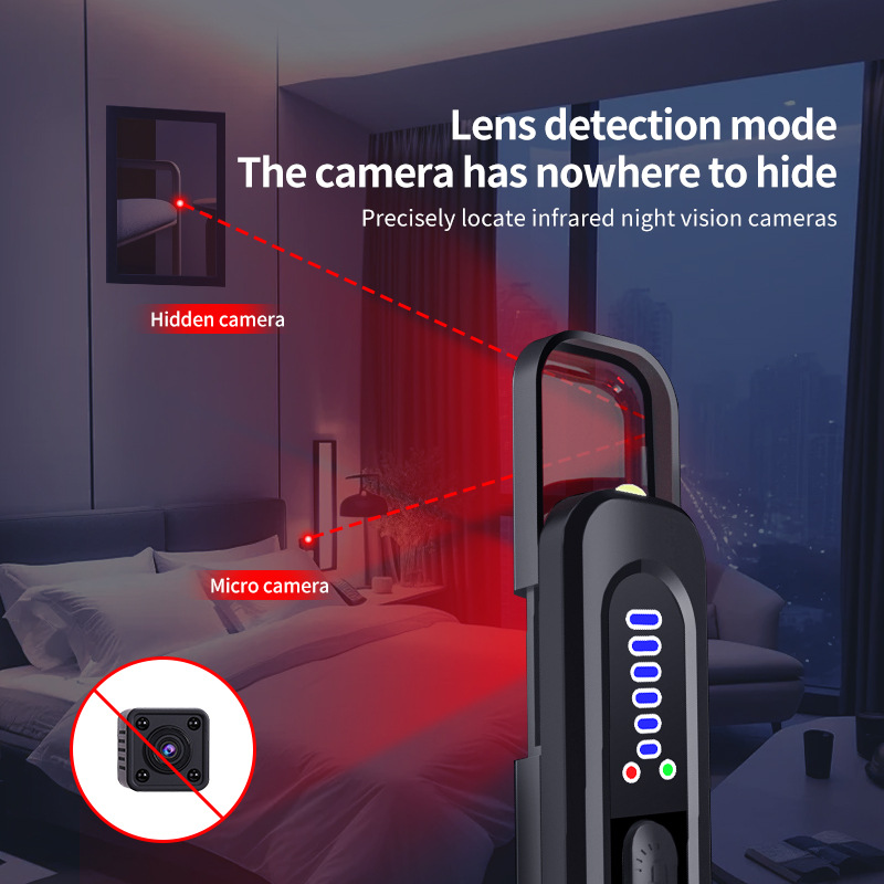 X13 Camera Detector Anti-Stealing Monitoring Anti-Tracking Infrared Detection Alarm Intelligent Signal Detector