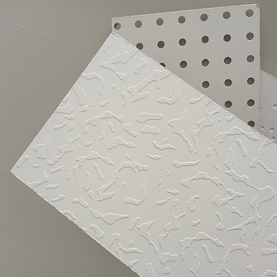 Calcium Silicate Board Ceiling 600×600 Factory Basement Fire-Proof Ceiling Board Flat Ceiling Fire-Resistant Ceiling