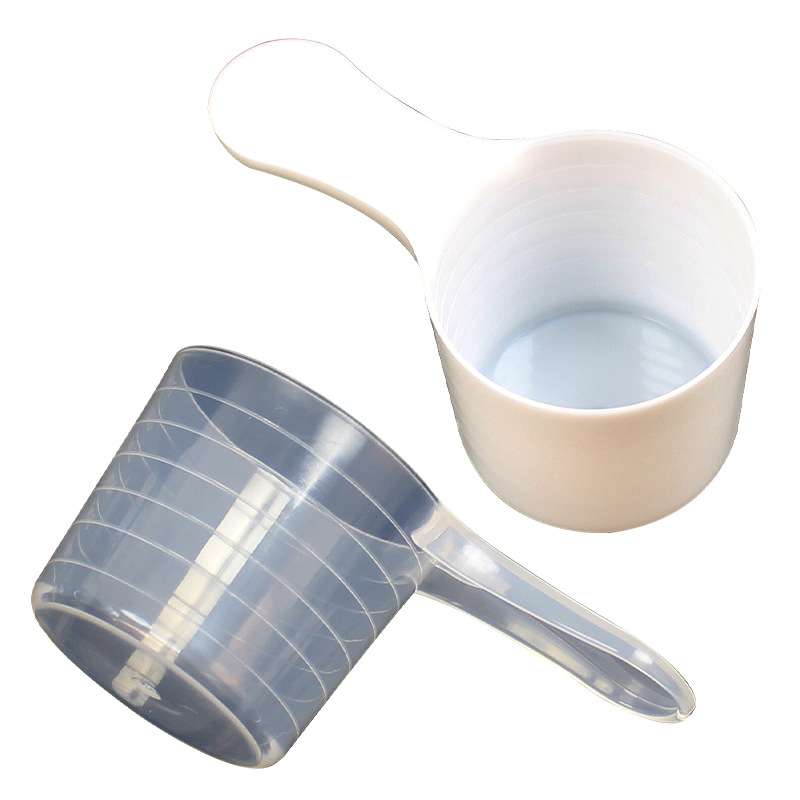 Plastic Measuring Spoon Wholesale 35g Measuring Spoon Flats Bottom Scale 70ml Milliliter Particle Measuring Spoon Powder Spoon