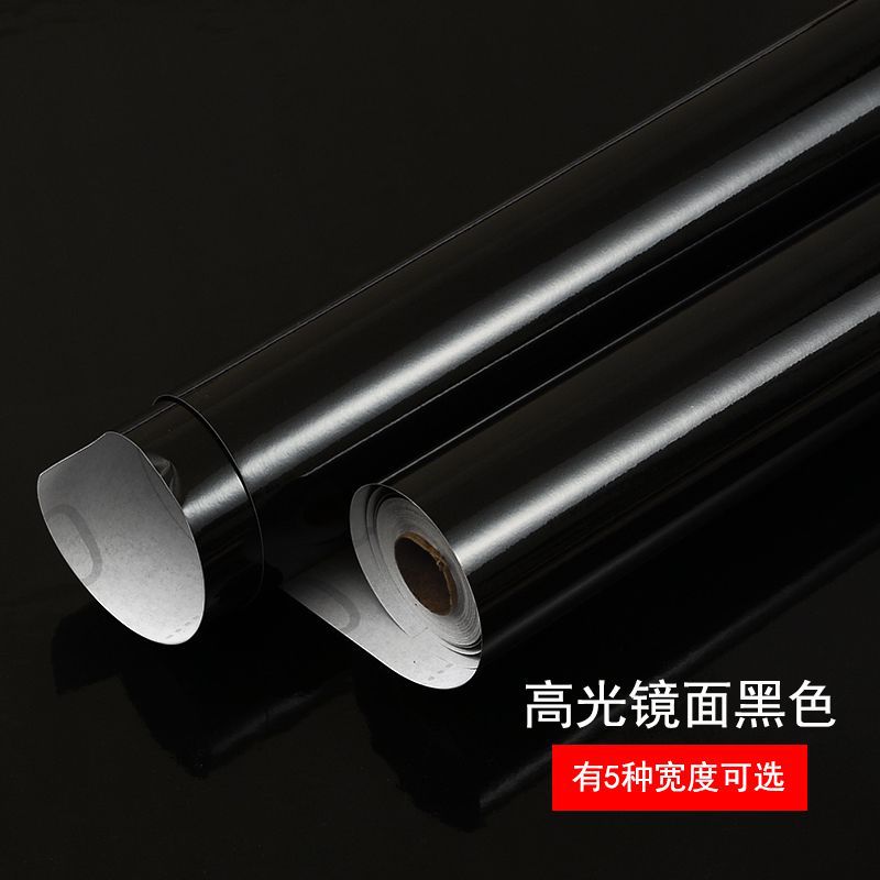 Черные наклейки для мебели, самоклеящиеся, водостойкие, для обновления обоев в общежитии