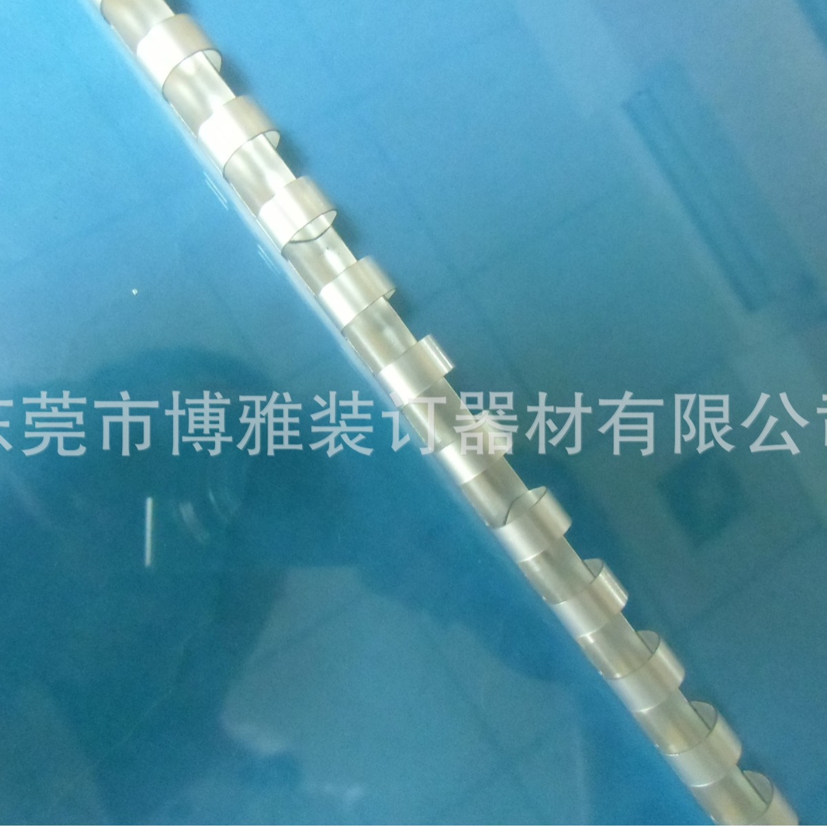 BOYA glue comb single coil exercise book loose-leaf PVC glue single coil calendar 21 buckle ring plastic rubber ring