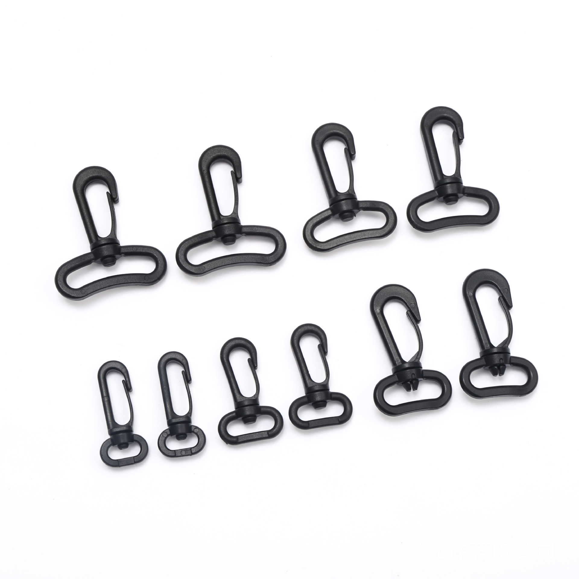 Ready Stock Luggage Accessories Plastic Swivel Hook Buckle Dog Hook Hookable Hook Available in Various Colors Non-Slip Suitcase