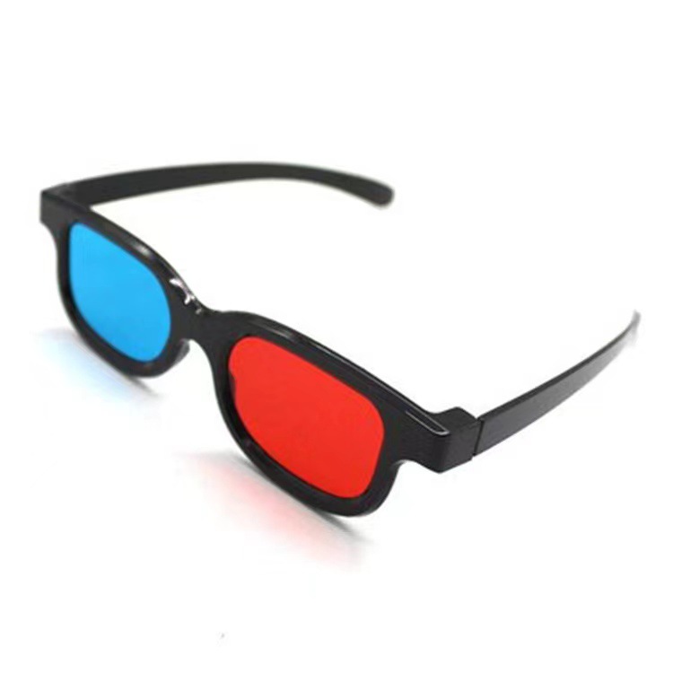 For 3D red and blue glasses computer stereo virtual global cinema universal 3D red and blue glasses