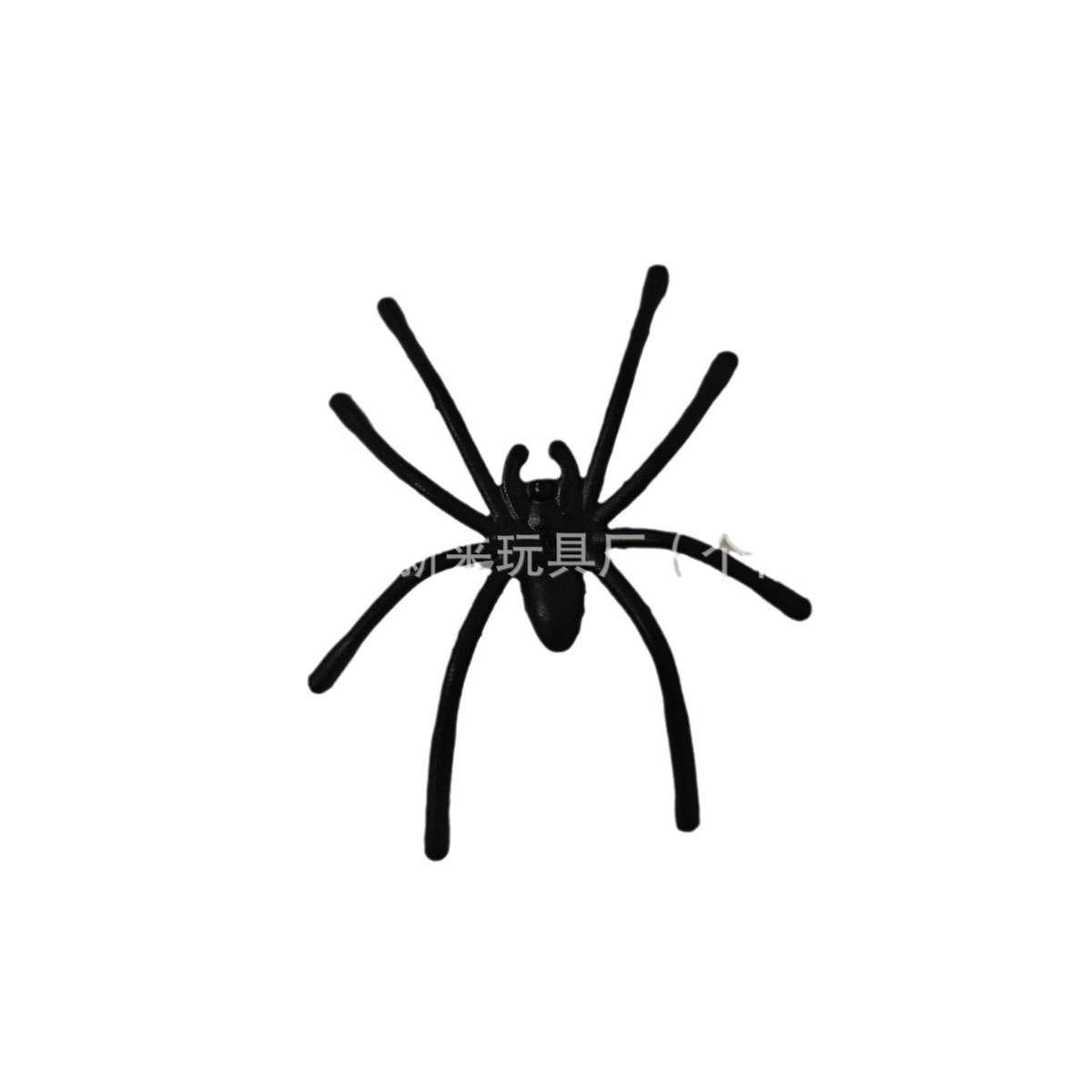 Halloween decorations props black plastic small spider ornaments cross-border color fake spider toy simulation spider