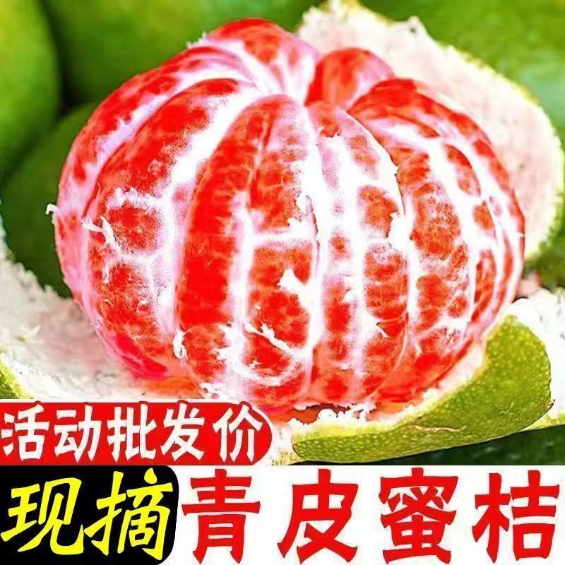 Freshly Picked Green-Skinned Tangerines, Fresh Oranges, Yichang Tangerines, Sweet and Sour Thin-Skinned Citrus Fruits for Pregnant Women, Early-Maturing Oranges Wholesale