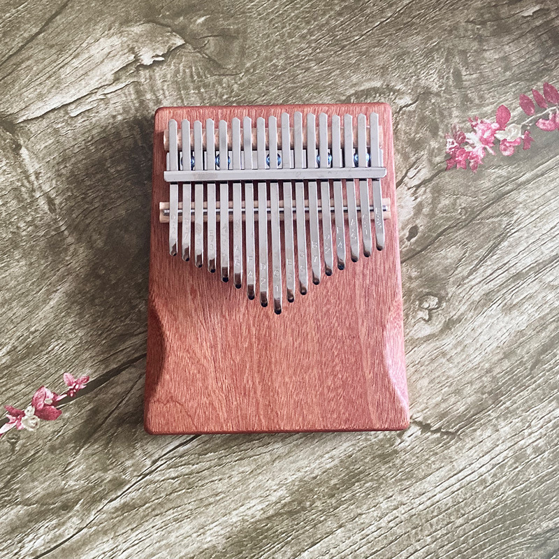 Cross-Border Wholesale 17-Tone Solid Thumb Piano Kalimba Finger Beginner Musical Instrument Kalimba Piano Beginner