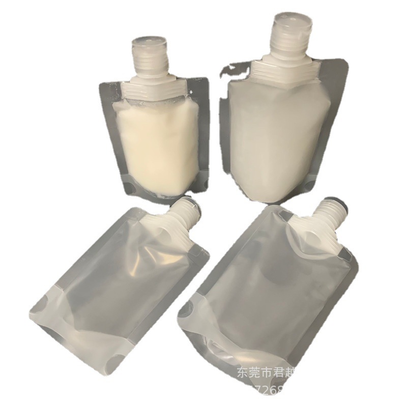 [In stock] 100ml nozzle bag travel foldable lotion packing bag portable transparent flip nozzle bag