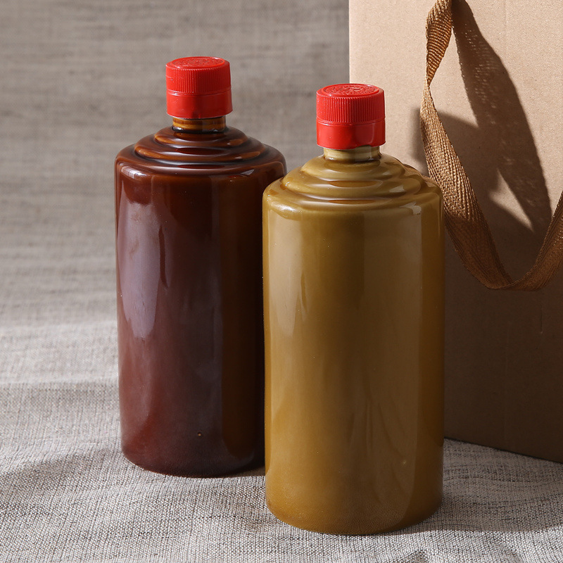 Пустая керамическая винная бутылка Чаочжоу 1кг, оптовая бутылка для алкоголя, бутылка Мотаи Тауна