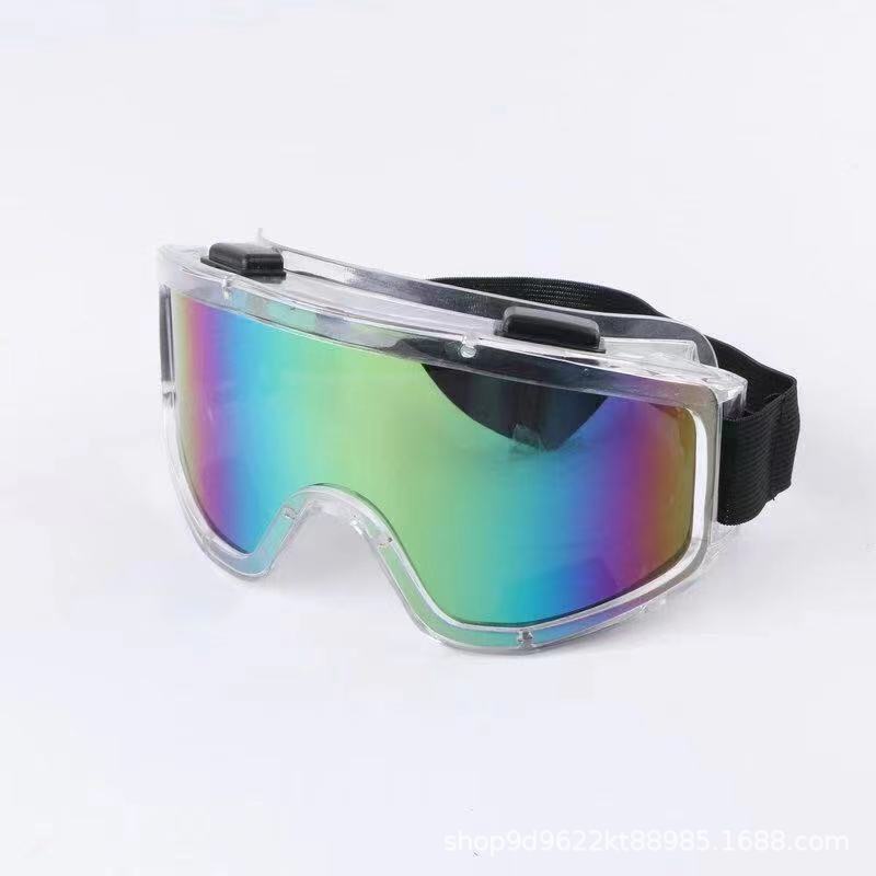 Cross-border supply ski goggles wearable glasses motorcycle windproof goggles outdoor mountaineering colorful sports riding glasses