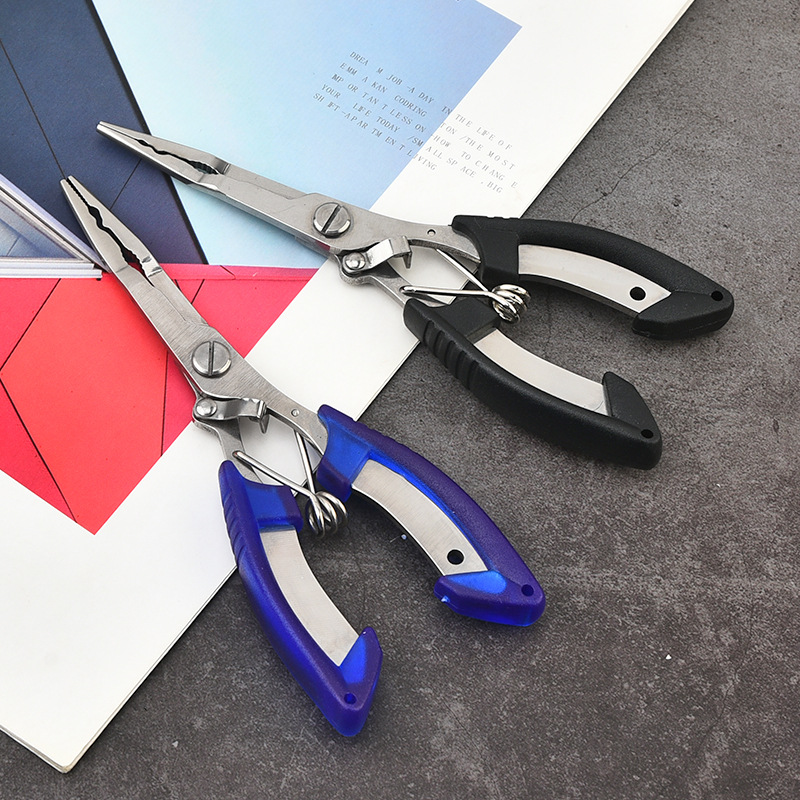 Оптовая продажа плоскогубцев из нержавеющей стали, многофункциональные ножницы для рыбалки, устройства контроля рыбы