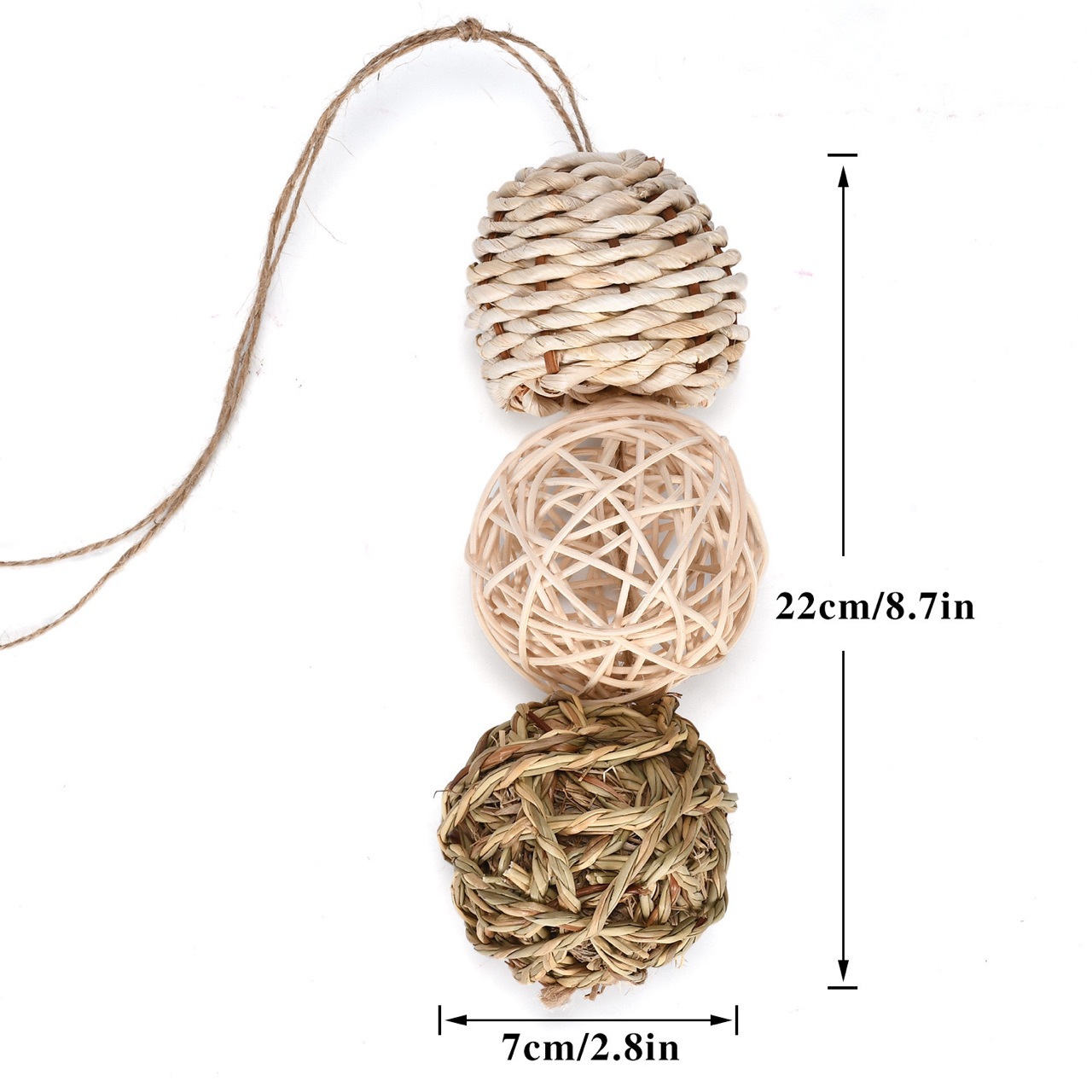 High-Quality Rabbit Boredom Relief Toys Can Be Hung and Eaten with a Variety of Exotic Pet Supplies, Chinchillas, Guinea Pigs, Chewing and Molaring Snacks