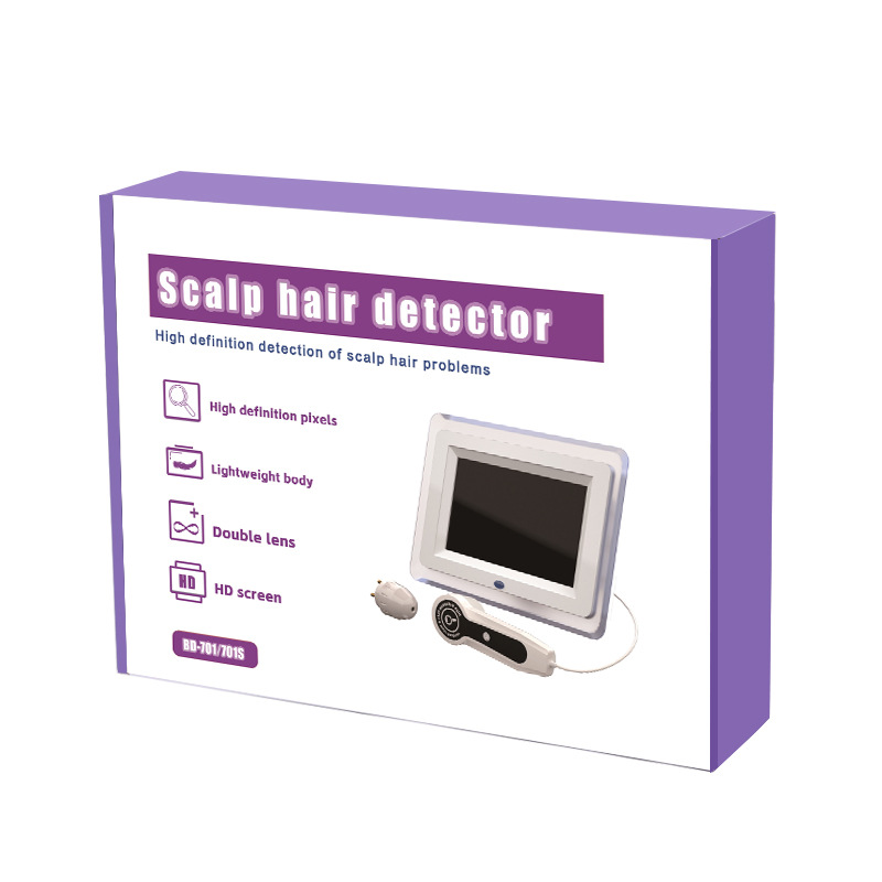 7inch Skin Tester Scalp Hair Follicle Hair Detector Hair Analysis Instrument with Screen Beauty Salon All-In-One Machine