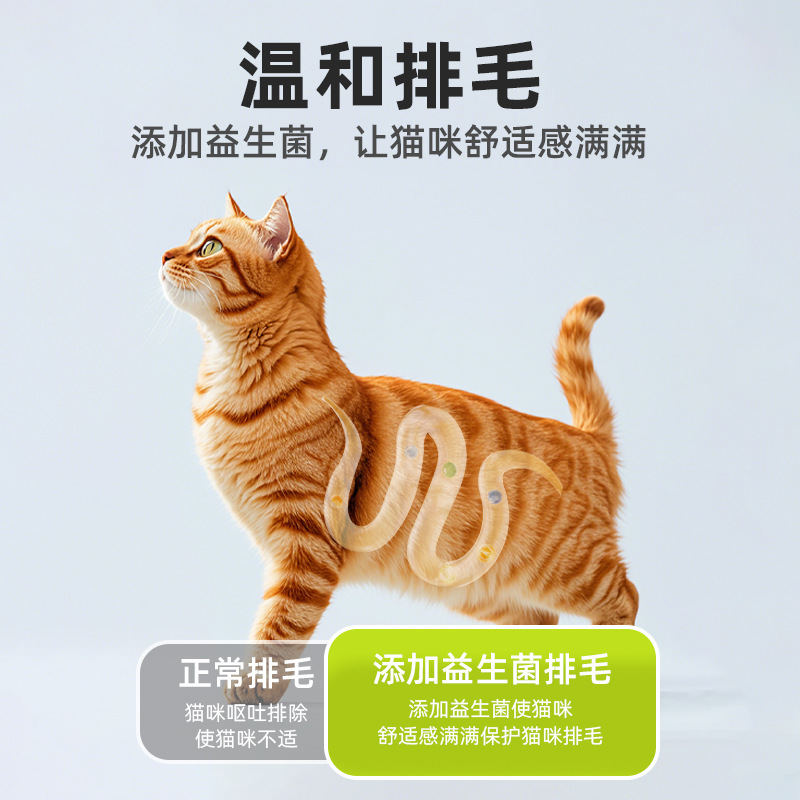 Cat Grass Hair Ball Tablets Plant Formula Mild Hair Removal Pet Nutritional Supplement Vitamin Tablets Wholesale