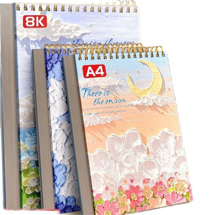 A4 Sketchbook Thickeneded 8K Drawing Book Art Special Sketchbook Picture Book Sketch Paper Primary School Kidsren's Painting