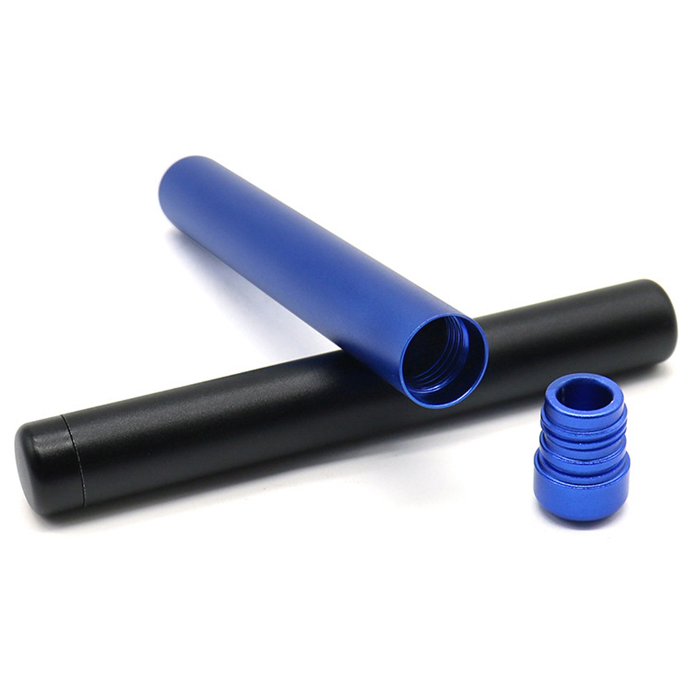 Aluminum Alloy Yuantong double-headed twist cover cigar tube 11CM waterproof anti-pressure moisturizing cigarette paper sealed storage storage tube